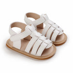 WILLFUN Baby Girls Summer Sandals Bowknot Infant Soft Rubber Sole Outdoor Shoes for Toddler First Walkers