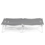 Regalo Portable My Cot®, Award Winning Brand, Toddler Cot, Gray, 48" Long, 24.5" Wide, Toddler Bed
