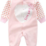 Baby One Piece Romper Soft Cotton Sleepwear Footed Jumpsuit for 0-12 Month Infant