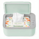 Baby Wipe Warmer, 3-Level Temperature Control, Quiet and Even Heating, Large Capacity for Diaper Changes – Green