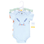 Hudson Baby Unisex Cotton Bodysuits, Egg Hunt, 6-9 Months