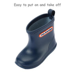 Tree Grandpa Toddler Rain Boots Baby Kids Easy-on Rain shoes Children Waterproof Shoes for Boys Girls(1-6 Years)