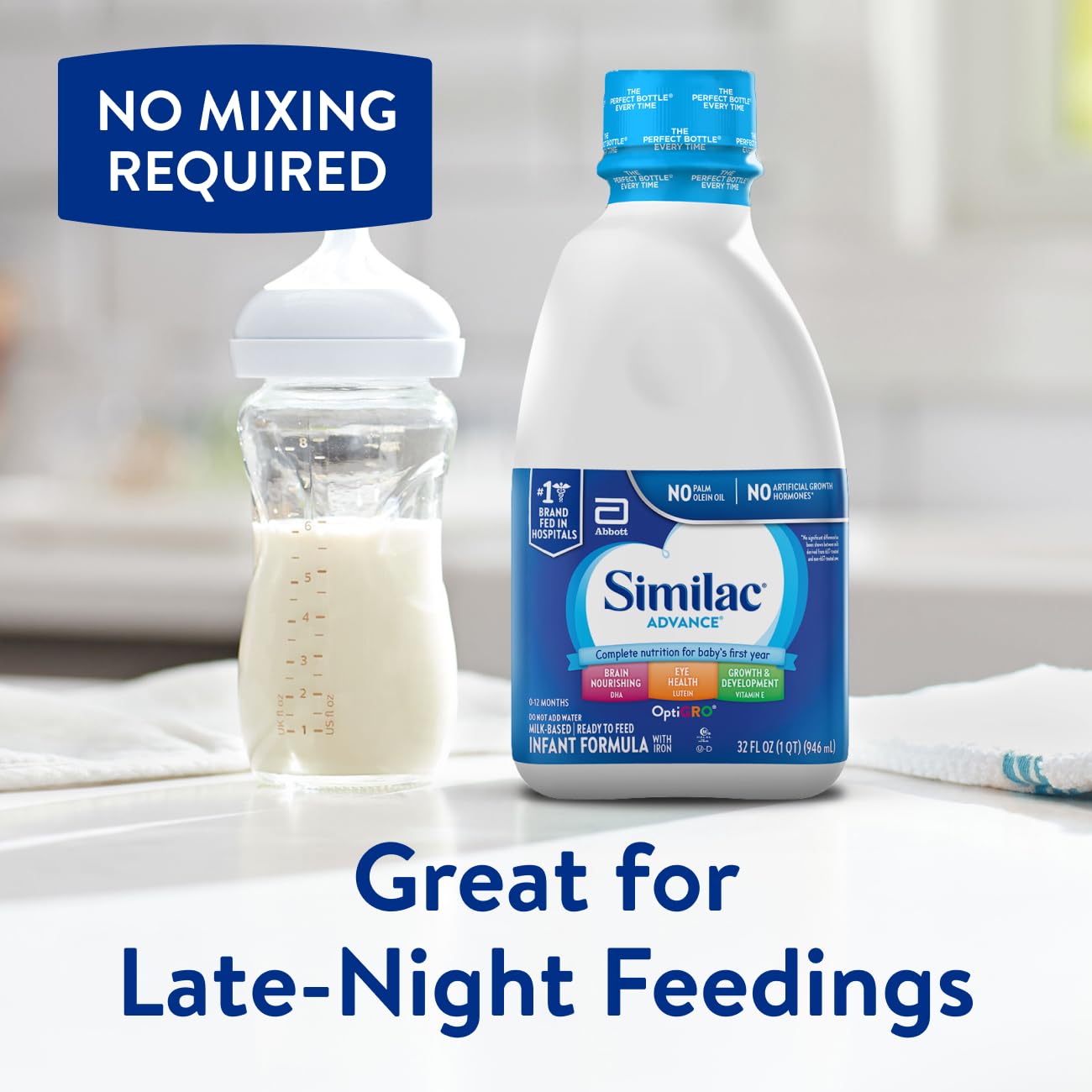 Similac Advance Infant Formula with Iron, Ready-to-Feed Baby - Baby ...