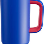 40 oz Tumbler with Handle and Straw: Stainless Steel Insulated Tumbler Keeps Cold for 24 Hours, Leakproof Travel Cup Fits in Cup Holder and BPA-Free, Cotton Candy