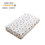 Safari Animal Crib Bedding Set for Baby Boys Girls, 3-Piece Baby Crib Bedding Set, Standard Size Crib Set Including Crib Sheet, Comforter & Crib Skirt