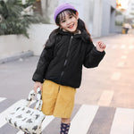 LAVIQK Baby Boys Girls Toddlers Winter Coats Hooded Puffer Jacket Down Snow Jacket Warm Fleece Coat Solid Outerwear 6-12-18-24 Months 1-2-3-4-5-6-7 Years