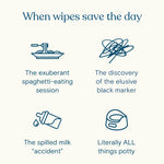 Pipette Baby Wipes - Natural Plant-Derived Fibers | Unscented, Water-Based & Alcohol-Free for Sensitive Skin | Clean, Safe, Gentle | Newborn Essentials Must Haves | 72 Count