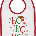 Aiden's Corner Handmade Cute Baby Holiday Christmas Bibs - Boy Girl Ho Ho Ho Xmas Bib