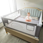 DEALNASTAR Bed Rail for Toddlers,60"/152cm Baby Bed Rail Guard,Upgrade Adjustable Kids Bed Rail,Universal Safety Baby Bed Side Rail Guard for Twin,Full,Queen,King,Cal King Size.