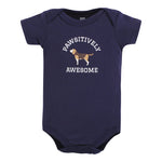 Hudson Baby Unisex Baby Cotton Bodysuits, Boy Dogs, 3-6 Months