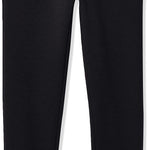 Amazon Essentials Toddler Girls' Sweatpants with Elastic Waist and Drawstring, Black, 2T