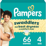 Pampers Swaddlers Diapers, Size 5 (20-37 lbs), 132 Count, Absorbent, Keeps Baby Dry and Comfortable, Skin Safe Disposable Baby Diaper (Packaging May Vary)