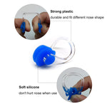 Zooshine 6 Colors Swimming Nose Clips for Kids Age (7+) Adults, Waterproof Silicone Swim Nose Plug for Pool Surfing,Comfortable Swim Training Gear Prevent Water from Entering Nose