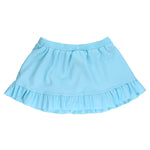RuffleButts Girls Swim Bow Skirt Cover-Up - Blue Breeze, 2T/3T