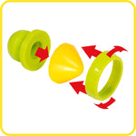 READY 2 LEARN Easy Grip Crayons Refills - 6 Colors - Ages 18m+ - Non-Toxic Toddler Crayons - Handles Sold Separately
