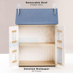 Le Toy Van - Wooden- Sky Doll House - Kids Dream House - 2 Storey with Attic - Fill with Dollhouse Accessories - Suitable for Ages 3+