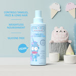 Jack N' Jill Natural Bathtime Detangler and Leave-In Conditioner - Suitable for All Hair Types, Extra Moisturising, Silicone-Free, Cruelty-Free, Vegan - 200 mL (Pack of 1)