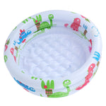 Little Pump Pool, Wear Children Dinosaur Mini Pool, Inflatable for Baby Kids Training Home, Balcony, Beach, Lakeside Dog, Cat Pet House