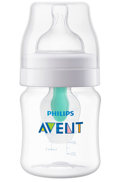 Philips Avent baby bottle on a white background