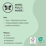The Honest Company Clean Conscious Diapers for Sensitive Skin | Hypoallergenic, Fragrance Free | Spring '25 Limited Edition Prints | Club Box, Size 2 (12-18 lbs), 72 Count