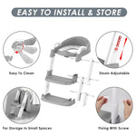 Zieyeen Potty Training Seat with Step Stool Ladder, Toddler Potty Training Toilet for Boys Kids, Potty Chair Adjustable Potty Seat for Toilet with Anti-Slip Wide Steps Splash Guard Safety Handles