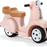 Step2 Ride Along Scooter Kids Push Car, Foot Powered Ride On Toy, Practice Balance with 4 Wheels, Made of Durable Plastic, Max Weight 40 lbs., For Toddlers 1.5-4 Years Old, Rose Pink