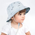 Durio Baby Hat UPF 50+ Sun Protection Boy Summer Cute Kids Toddler Sun Hat Cap Baby Girl Bucket Blue 19.7"(50cm)/12-24 Months