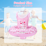 HeySplash Toddler Swim Vest for Age 3-6, Swim Trainer Vests with Adjustable Strap fit for Boys Girls 30-60lbs,Children Swimsuit, Floating Tubes Swim Aid Jackets,Beginner Learn to Swim Pool Floaties