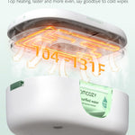 Momcozy Baby Wipe Warmer, Innovative Spring Design, Large Capacity Wipes Dispenser, Fast and Even Heating, 4 Modes of Temperature Heating Control, Diaper Wipe Warmer with Night Light