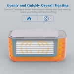 Baby Wipe Warmer,Deluxe Wet Wipes Heater and Baby Wet Wipes Dispenser, Smart Precise Temperature Control with 3 Heating Modes Large Capacity