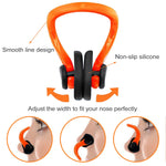 KYLELOVE Swimming Nose Clip,Silicone Waterproof Pool Nose Plugs for Swimming and Diving Multi Color Swim Nose Clip for Kids(Age 7+) Adults with Storage Box 10 Packs