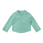 Green Sprouts Baby/Toddler UPF 50+ Eco Zip Long Sleeve Rashguard - Mint - 4T