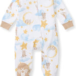 Burt's Bees Baby Baby Girls Pajamas, Zip Front Non-Slip Footed Sleeper Pjs, 100% Organic Cotton