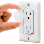 Permaplug Safety Outlet Plug Covers 25-Pack, Clear – Childproof, Tamper-Resistant Plug Protectors and Outlet Covers for Baby Safety, Durable and Easy to Install Electrical Outlet Covers