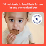 Cerebelly Toddler Snack Bars | Organic Strawberry Beet Smart Bars | Healthy Snack for Kids | 16 Brain-supporting Nutrients, Gluten Free, Nut Free, No Added Sugar | Pack of 30
