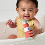 Itzy Ritzy Stack & Squirt Bath Toy Set for Babies and Toddlers – Includes Stackable Lighthouse and Water-Squirting Seagull & Octopus – Perfect for Sensory Bath Play (Nautical)
