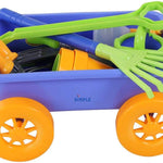 Dimple Garden Wagon & Tools Toy Set Premium 15 Pcs Kids Gardening Tools & Wagon Toy Set - Sturdy & Durable - Top Yd, Beach, Sand, Garden Play Set - Great for Kids & Toddlers