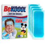 BEKOOOL Soft Gel Sheets for Kids for Cooling Relief from Fever discomfort | 4 Count