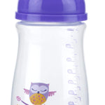 Nuby Wide Neck Bottle with Anti-Colic Air System, Colors/Prints May Vary, 1 Pack of 1 Bottle
