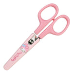 Cute Kitty Friends Figure Safety Scissors with Cover (Pastel Pink)