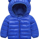 Winter Coats Puffer Padded Jacket for Toddler Boys Girls Kids Light Outwear Cute Bear Ears with Hoods Clothing
