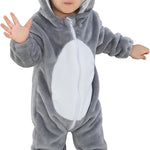 MICHLEY Unisex Baby Animal Costume Winter Autumn Hooded Romper Halloween Cosplay Jumpsuit Outfits