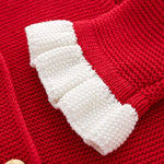 Baby Girls Fall Winter Cardigan Sweater Long Sleeve Button Knitted Outwear Tops Toddler Girl Clothes