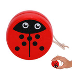 KooingTech Yoyo for Kids 3-4, Yo Yo Ball of Toy, Ladybug Yoyo Ball Wooden for Kids Toddler Cartoon Design, 2.36X2.36 in