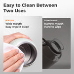 BOLOLO Portable Bottle Warmer for Travel, Super Fast Charging, Instant Breastmilk, Formula, Water, Milk Warmer with 10 Ounces Big Capacity, Baby Flask for Vehicle,car,Airplane Journey