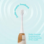 ORDO Squishmallows Electric Toothbrush, Sonic Toothbrushes for Kids, Rechargeable, 3 Brushing Modes, Over 5 Weeks Battery Life Extra Brush Head Included, Gift for Kids Aged 4 Years and Up, Cam