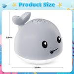 Baby Bath Toys for Kids Ages 1-3 & Babies 6-12 Months, Light Up Whale Sprinkler Summer Water Pool Toys for Infant Toddlers 1 2 3 Year Old Boys Girls Birthday Gifts Newborn Essentials