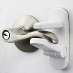 Door Lever Lock (2 Pack) – Prevents Toddlers from Opening Doors – Easy One-Hand Operation for Adults – Durable ABS with 3M Adhesive Backing – No Tools Needed for Install