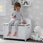 Delta Children MySize Deluxe Toy Box, Bianca White