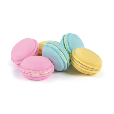 Genuine Fred Sweet Mistakes Macaron Erasers, Set of 6, Scented, Fun for School, Home, or Office